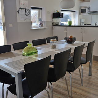 Ferienhaus Esszimmer